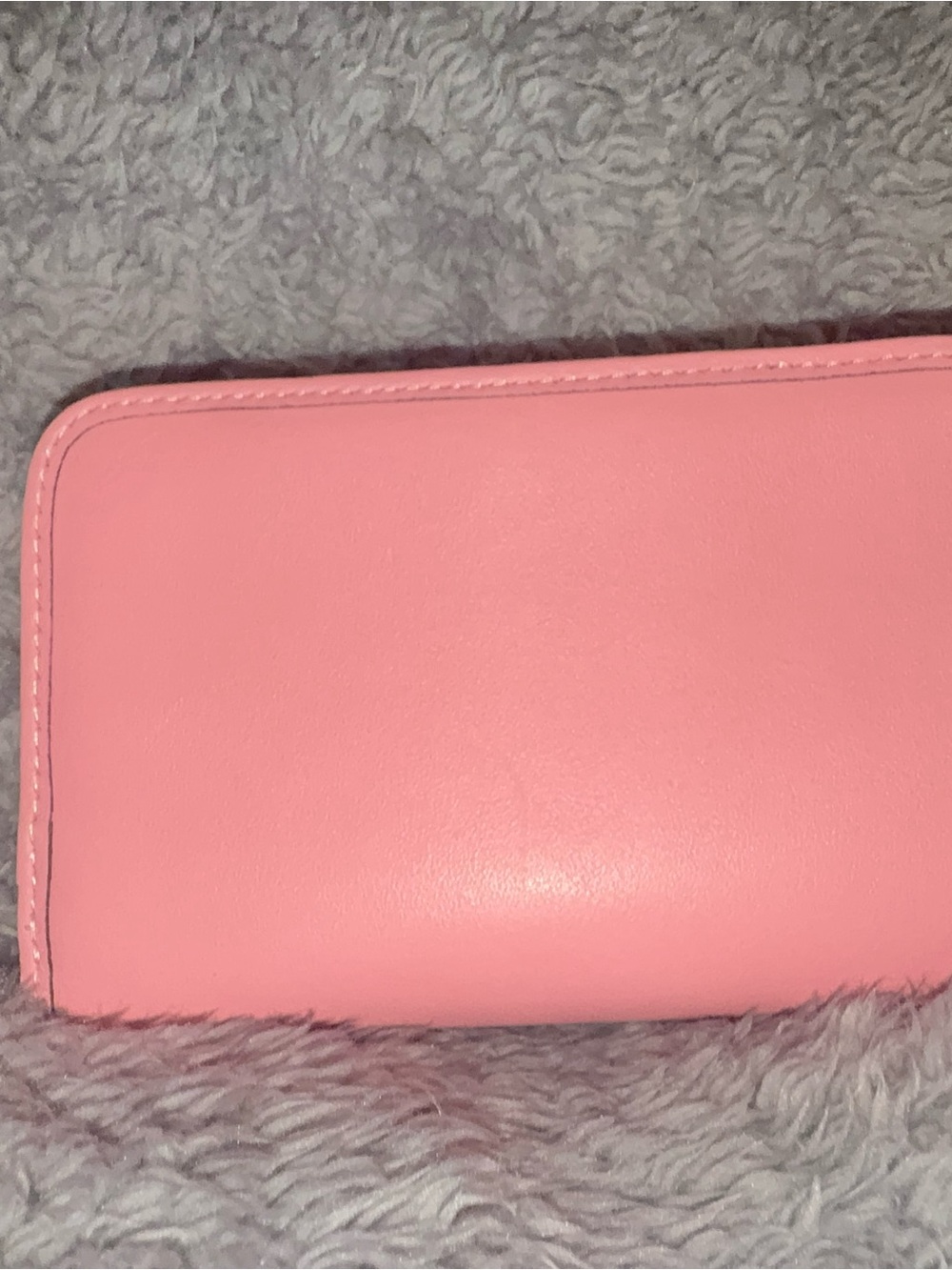 Coach Pink Leather Tabby Medium Wallet C Hardware Snap Closure Box Dust Bag - Picture 2 of 14